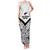 New Zealand Football Custom Family Matching Tank Maxi Dress and Hawaiian Shirt All White Fern Go Champions