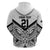 New Zealand Football Custom Hoodie All White Fern Go Champions