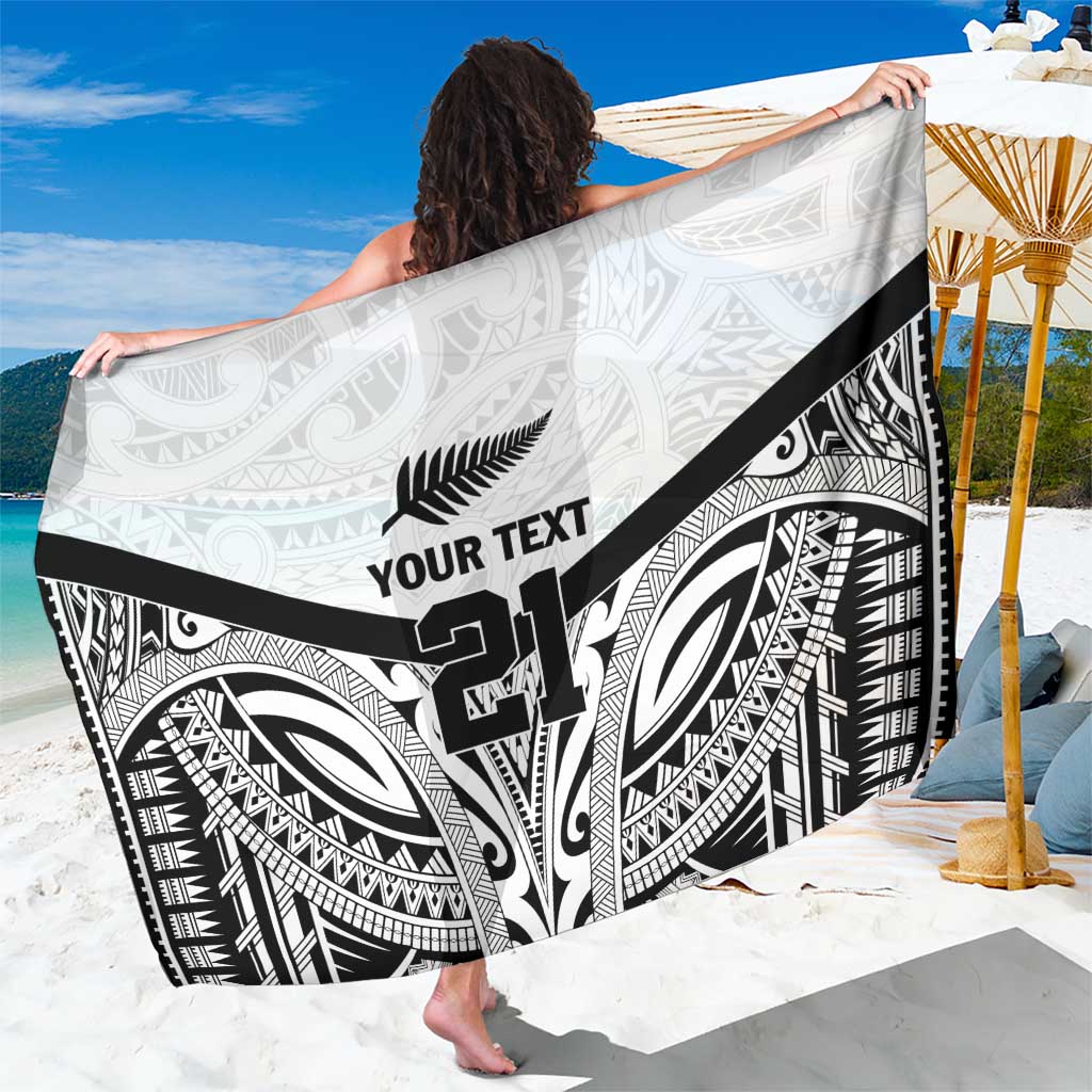 New Zealand Football Custom Sarong All White Fern Go Champions