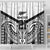 New Zealand Football Custom Shower Curtain All White Fern Go Champions