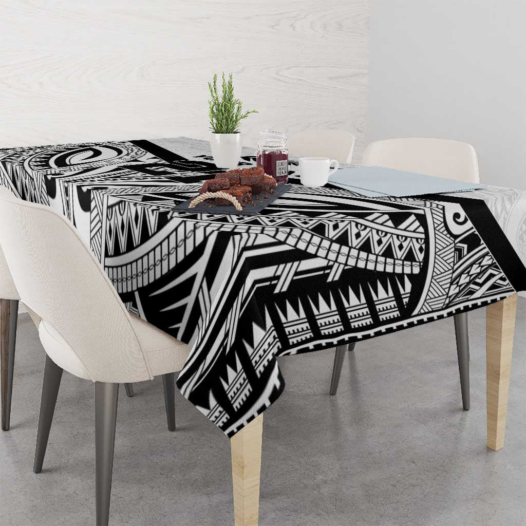 New Zealand Football Custom Tablecloth All White Fern Go Champions LT9 - Polynesian Pride