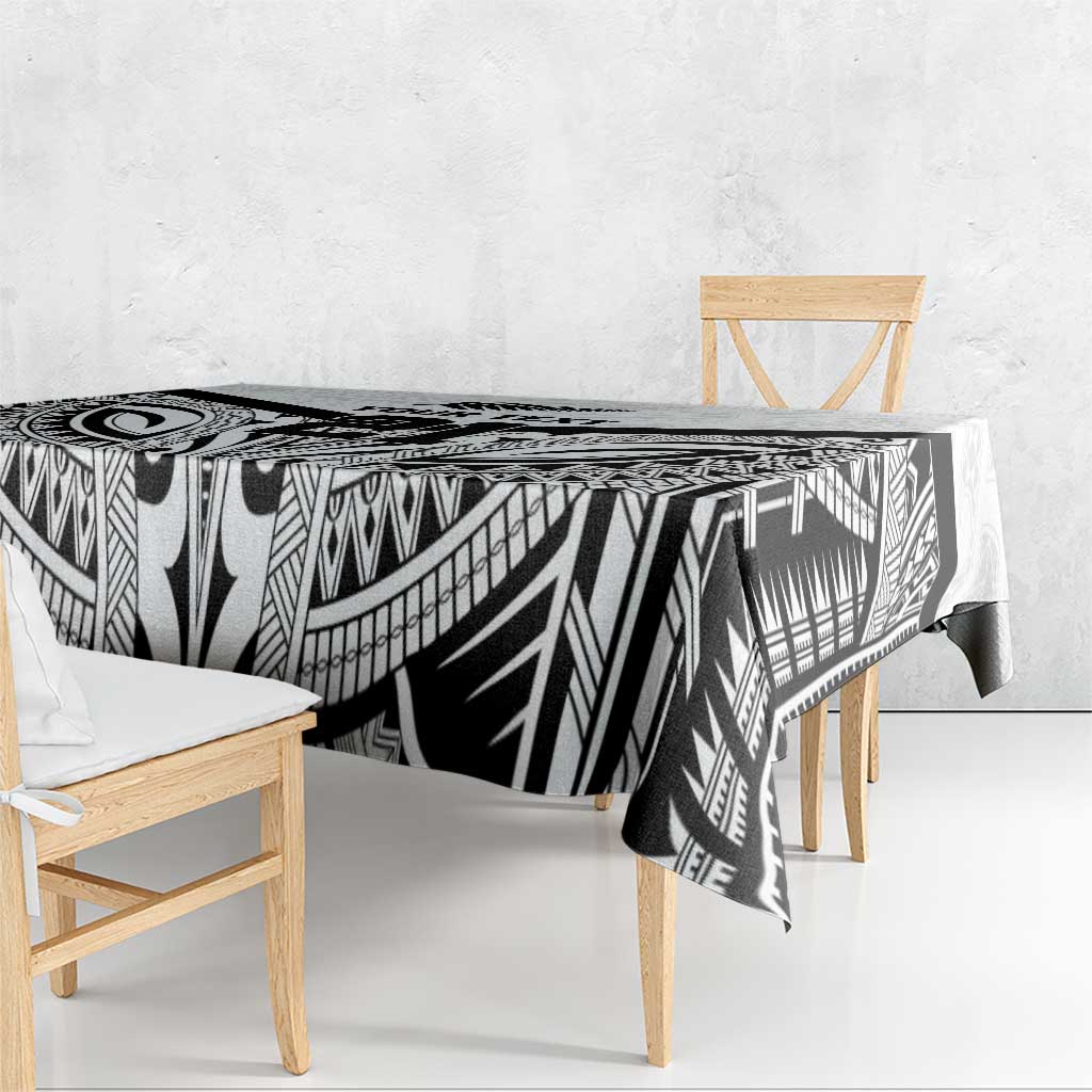 New Zealand Football Custom Tablecloth All White Fern Go Champions LT9 - Polynesian Pride