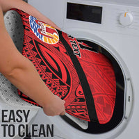 Tahiti Football Custom Bathroom Set Toa Aito Go Champions - Polynesian Pride