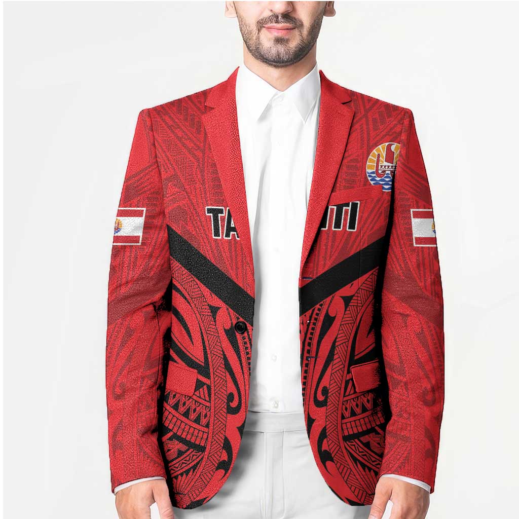 Tahiti Football Custom Blazer Toa Aito Go Champions - Polynesian Pride
