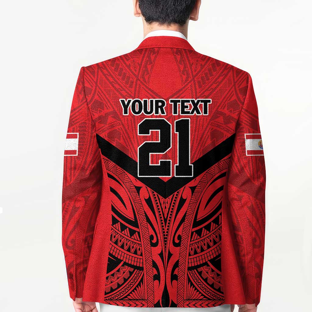 Tahiti Football Custom Blazer Toa Aito Go Champions - Polynesian Pride