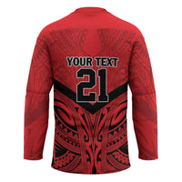 Tahiti Football Custom Hockey Jersey Toa Aito Go Champions - Polynesian Pride