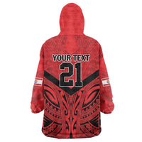 Tahiti Football Custom Wearable Blanket Hoodie Toa Aito Go Champions
