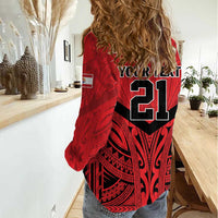 Tahiti Football Custom Women Casual Shirt Toa Aito Go Champions LT9 - Polynesian Pride