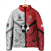 New Caledonia-Tahiti Football Custom Padded Jacket Together Go Champions - Polynesian Pride