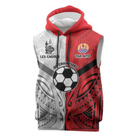 New Caledonia-Tahiti Football Custom Sleeveless Hoodie Together Go Champions - Polynesian Pride