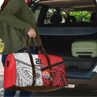 New Caledonia-Tahiti Football Custom Travel Bag Together Go Champions - Polynesian Pride