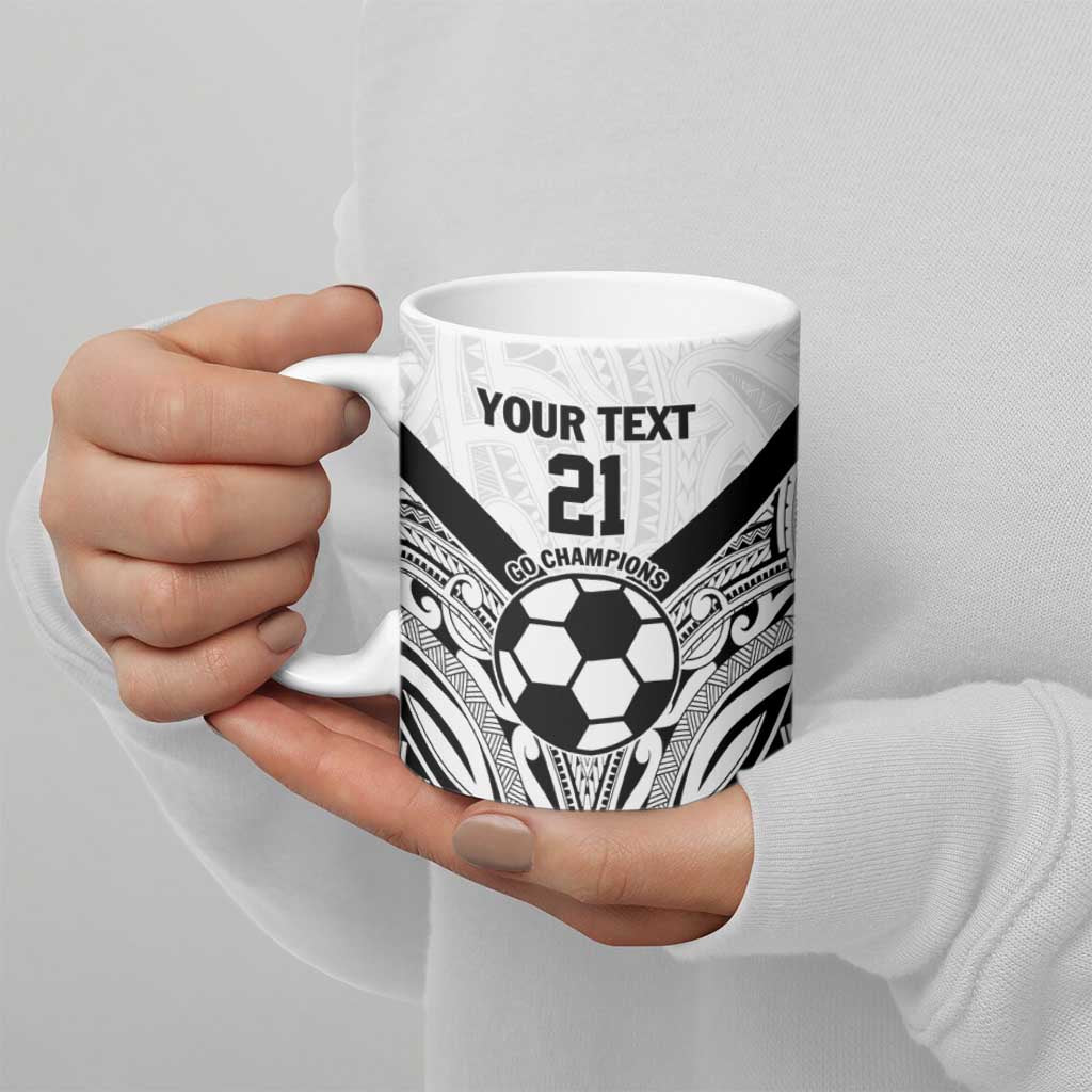 New Zealand-Fiji Football Custom Ceramic Mug Together Go Champions - Polynesian Pride