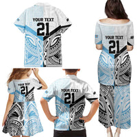 New Zealand-Fiji Football Custom Family Matching Puletasi and Hawaiian Shirt Together Go Champions