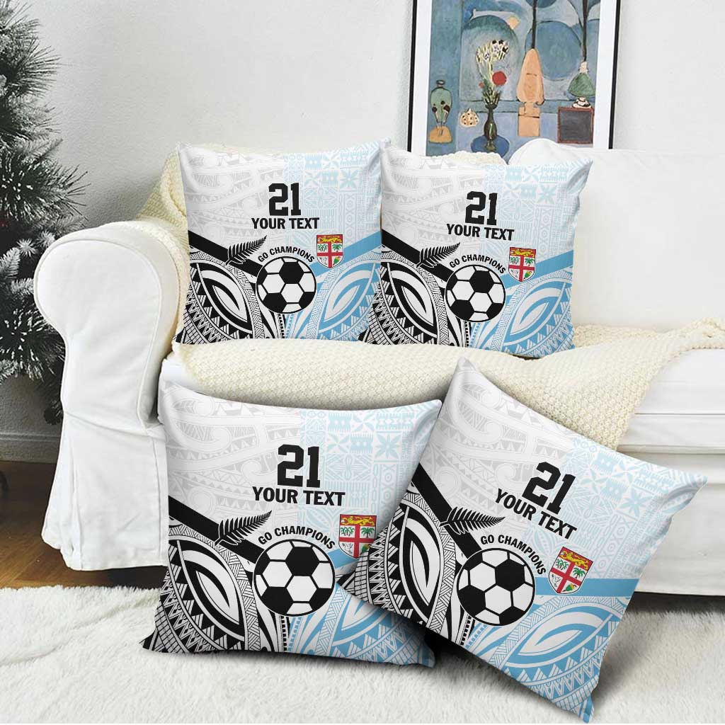 New Zealand-Fiji Football Custom Pillow Cover Together Go Champions LT9 - Polynesian Pride