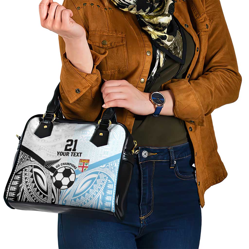 New Zealand-Fiji Football Custom Shoulder Handbag Together Go Champions
