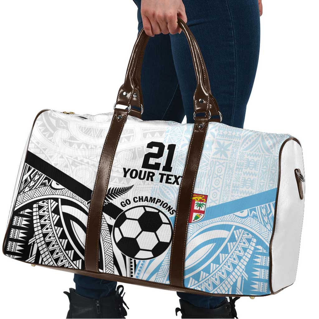 New Zealand-Fiji Football Custom Travel Bag Together Go Champions - Polynesian Pride