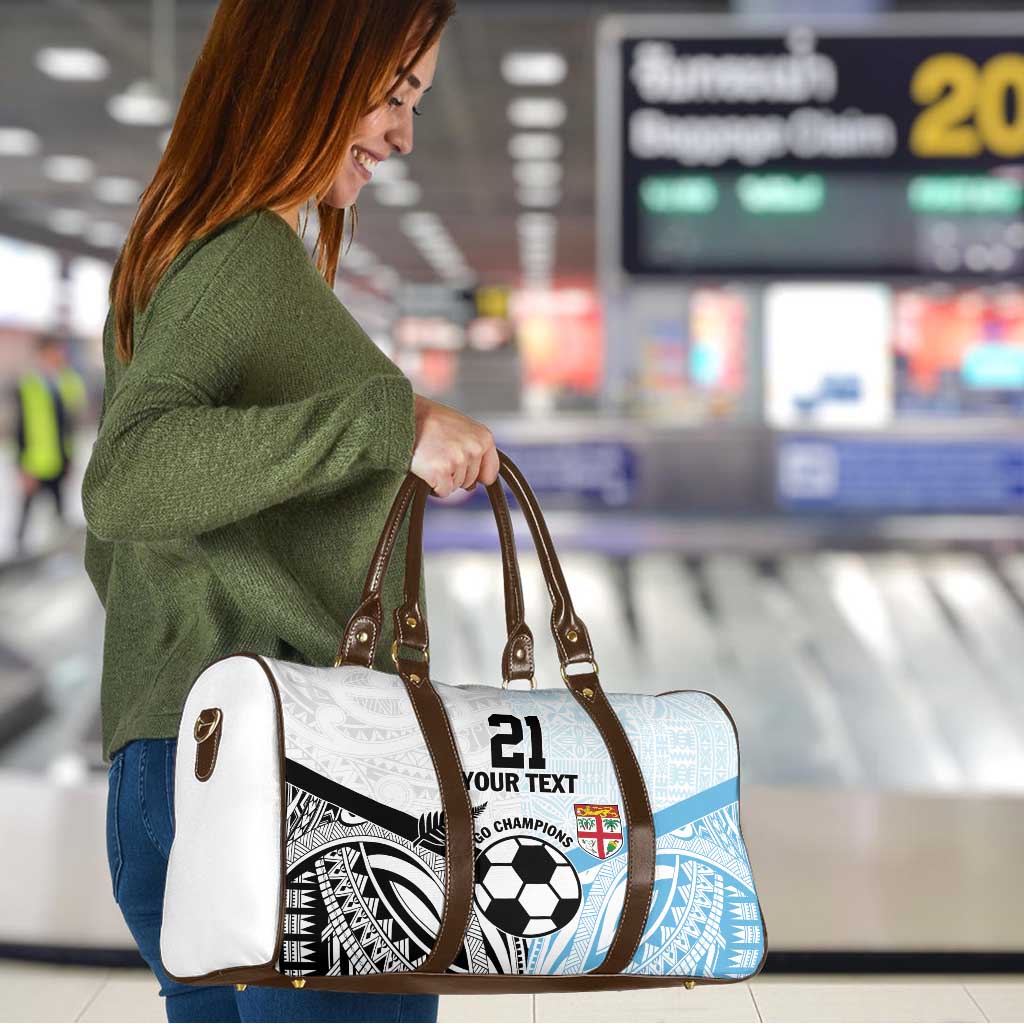 New Zealand-Fiji Football Custom Travel Bag Together Go Champions - Polynesian Pride