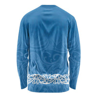 New Zealand Nurses Week Long Sleeve Shirt Maori Kowhaiwhai Blue Tribal LT9 - Polynesian Pride