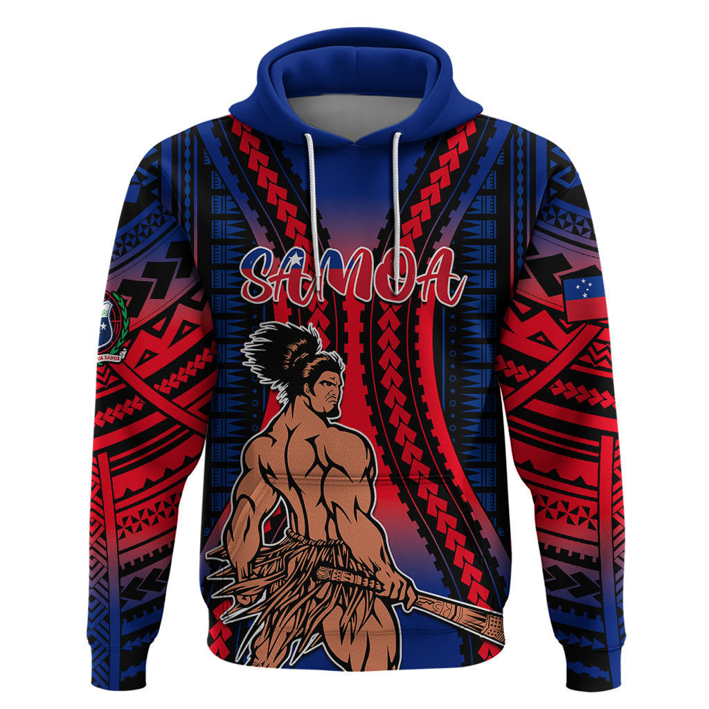 Polynesian Samoa Independence Day Hoodie Polynesian Pacific Tribal LT9 Gradient - Polynesian Pride