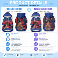Polynesian Samoa Independence Day Pet Hoodie Polynesian Pacific Tribal LT9 - Polynesian Pride