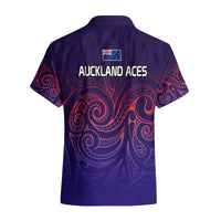 New Zealand Auckland Cricket Hawaiian Shirt Maori Traditional Ethnic Style LT9 - Polynesian Pride