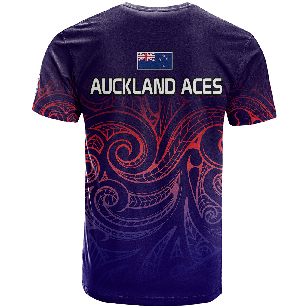 New Zealand Auckland Cricket T Shirt Maori Traditional Ethnic Style LT9 - Polynesian Pride