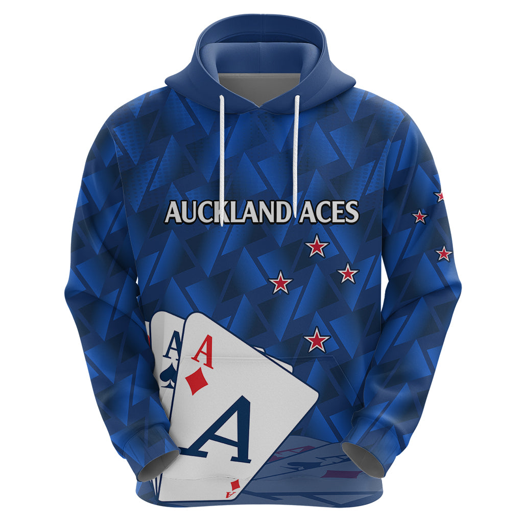 New Zealand Cricket Hoodie Auckland Aces Sporty Style LT9 - Polynesian Pride
