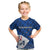 New Zealand Cricket Kid T Shirt Auckland Aces Sporty Style LT9 Blue - Polynesian Pride