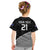 (Custom Text And Number) New Zealand Cricket Kid T Shirt Black Cap Sporty Style No1 LT9 - Polynesian Pride