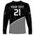 (Custom Text And Number) New Zealand Cricket Long Sleeve Shirt Black Cap Sporty Style No1 LT9 - Polynesian Pride