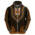 African Dashiki Hoodie With Polynesian Pattern Gold LT9 - Polynesian Pride