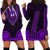 African Dashiki Hoodie Dress With Polynesian Pattern - Purple LT9 - Polynesian Pride