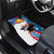 Personalized Filipino-American Car Mats The Eight-Rayed Sun with Bald Eagle