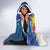 Personalized Filipino-American Hooded Blanket The Eight-Rayed Sun with Bald Eagle