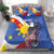 Personalized Filipino-American Bedding Set Philippines Coat Of Arms with Bald Eagle