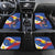 Personalized Filipino-American Car Mats Philippines Coat Of Arms with Bald Eagle