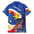 Personalized Filipino-American Family Matching Puletasi and Hawaiian Shirt Philippines Coat Of Arms with Bald Eagle