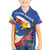 Personalized Filipino-American Family Matching Puletasi and Hawaiian Shirt Philippines Coat Of Arms with Bald Eagle