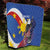 Personalized Filipino-American Quilt Philippines Coat Of Arms with Bald Eagle