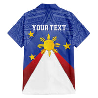 Personalized Pilipinas Eight-Rayed Sun Family Matching Puletasi and Hawaiian Shirt Philippines Map With Polynesian Style