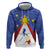 Personalized Pilipinas Eight-Rayed Sun Hoodie Philippines Map With Polynesian Style