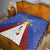 Personalized Pilipinas Eight-Rayed Sun Quilt Philippines Map With Polynesian Style