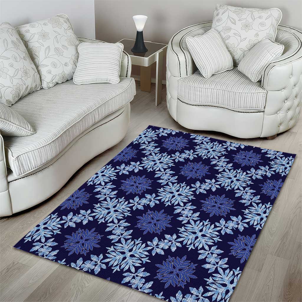 Palaka Hawaiian Quilt Seamless Pattern Area Rug - Polynesian Pride