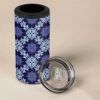 Palaka Hawaiian Quilt Seamless Pattern 4 in 1 Can Cooler Tumbler - Polynesian Pride