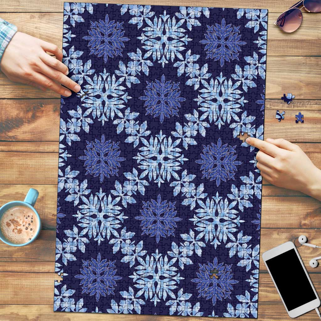 Palaka Hawaiian Quilt Seamless Pattern Puzzle - Polynesian Pride