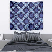 Palaka Hawaiian Quilt Seamless Pattern Tapestry - Polynesian Pride