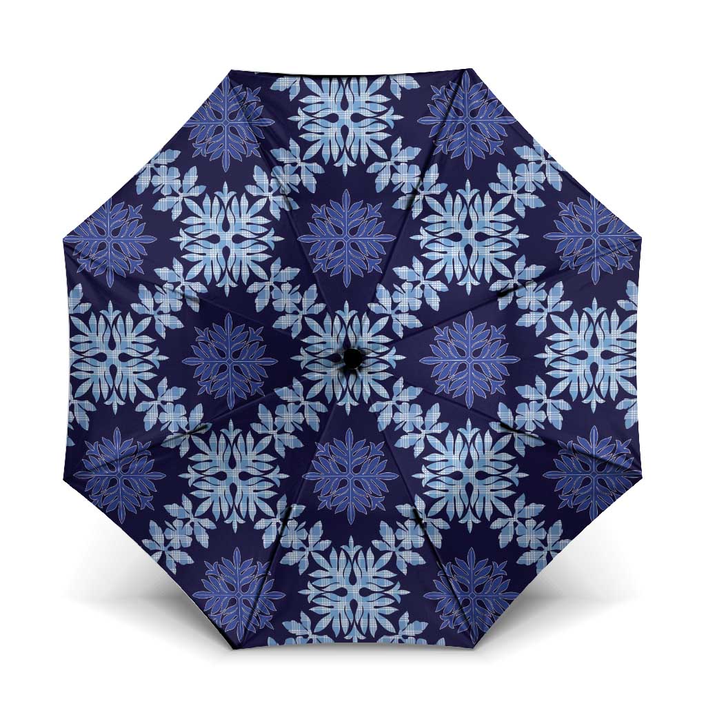 Palaka Hawaiian Quilt Seamless Pattern Umbrella - Polynesian Pride