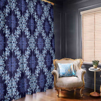 Palaka Hawaiian Quilt Seamless Pattern Window Curtain - Polynesian Pride