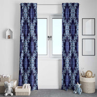 Palaka Hawaiian Quilt Seamless Pattern Window Curtain - Polynesian Pride
