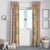 Squares Puakenikeni and Kalo Window Curtain Pink Palaka Hawaiian Quilt Pattern - Polynesian Pride